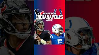 NFL Week 1 Picks  Houston vs Colts nfl [upl. by Ardenia]