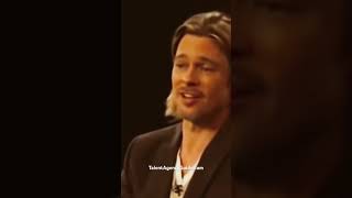 Brad Pitt gives acting advice bradpitt actingadvice actingtips acting actor actress film [upl. by Abott]