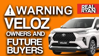 WARNING FOR TOYOTA VELOZ OWNERS IN THE PHILIPPINES [upl. by Nylahsoj]