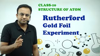 Rutherford gold foil experiment  alpha particle scattering experiment [upl. by Estey]