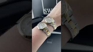 Rolex Datejust Steel Yellow Gold 26 and 28mm MOP Diamond Ladies Watches  Review SwissWatchExpo [upl. by Najib]