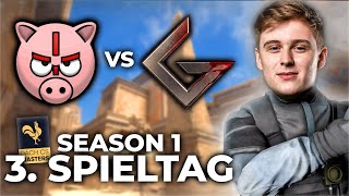 🐷 TEAM SCHWEINEAIM vs GORE 🐷  DACH CS MASTERS SAISON 1 SPIELTAG 3 [upl. by Nnylyt]