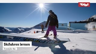 Skifahren lernen 4 einfache Freestyle Ski Tricks  Skikurs ⛷ [upl. by Naillik514]