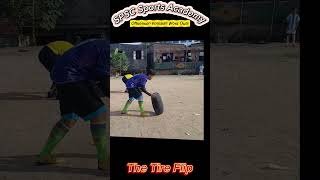 OffSeason Football Work Out  The Tire Flip football tireflip shortsfeed youtubeshorts love [upl. by Tibbs]