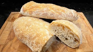 Ciabatta Bread made easy at home [upl. by Blackstock682]