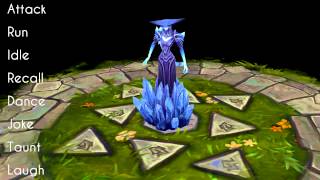 Lissandrathe ice witch HQ model preview  League of Legends [upl. by Akceber]