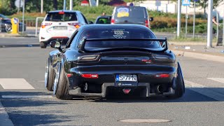 Tuner Cars leaving a Carshow  ULTRACE 2022 [upl. by Dlareg794]