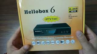 Hellobox 6 multistream H265 Unboxing and review [upl. by Nelram]