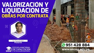 CURSO VALORIZACIÓN Y LIQUIDACIÓN DE OBRAS POR CONTRATA  2023 [upl. by Kleinstein]