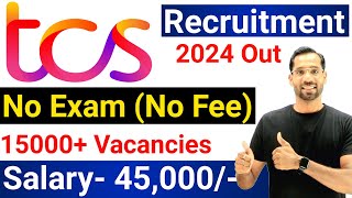 TCS Recruitment 2024 TCS Vacancy 2024 TCS Jobs 2024 July 2024 OFF Campus Placements  jobs 2024 [upl. by Nart382]