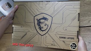 MSI Thin GF63 12UC683NL  i5 16GB 512GB  GeForce RTX 3050  UNBOXING  FIRST BOOT [upl. by Buffum]