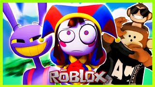 NMYEMOT DI JUMPSCARE POMNI DAN JAX WKWK Roblox Digital Circus INDO [upl. by Lledniw]