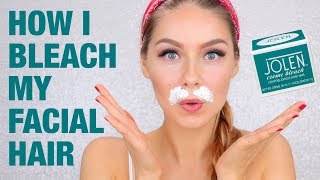 HOW TO BLEACH YOUR FACIAL HAIR [upl. by Guria]