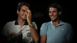 Rafael Nadal and Roger Federer LAUGHING for 1 Hour [upl. by Asilak]