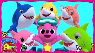 Baby shark different versions and games Dance and Sing ocean animal songs  learning app [upl. by Dana]