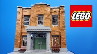 Lego Police Station Moc Of Andy Griffith Courthouse [upl. by Neirda]