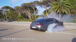 AMG GT 63s 360 DRIFT in Morocco [upl. by Marigolde]