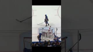 NHL  big collision at the net nhl shorts hockey sabres [upl. by Heriberto]