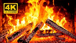 🔥 Cozy Fireplace 4K 12 HOURS Fireplace with Crackling Fire Sounds Fireplace Burning 4K [upl. by Zurn]