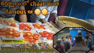 Best Street Food in Kurnool  Famous Chaat 45 years History  Best Location For Street Food [upl. by Kentiggerma]