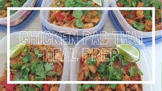 Chicken Pad Thai Meal Prep [upl. by Eahsat]