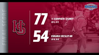 HampdenSydney Basketball Virginia Wesleyan [upl. by Cigam906]