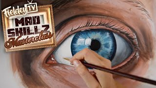 How to paint realistic eyes that will make your art look alive  MSM 11 [upl. by Odracir342]