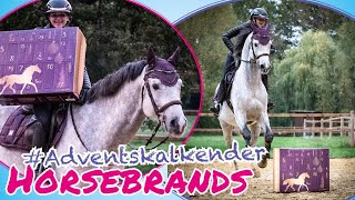 Lia amp Alfi  Unboxing Horsebrands Adventskalender für Reiter und Pferde [upl. by Mcnelly366]