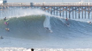 XL Swell and Shorebreak is GOING OFF El Nino madness [upl. by Picker]