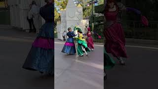 Cinderellas Stepsisters are so Funny in A Christmas Fantasy Parade at Disneyland Park [upl. by Channing123]