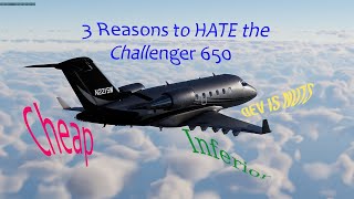 XPlane 12 Why I hate the Challenger CL650 by Hot Start [upl. by Adnilab]