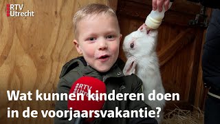 Wat kunnen kinderen in Utrecht doen in de voorjaarsvakantie  RTV Utrecht [upl. by Solly]