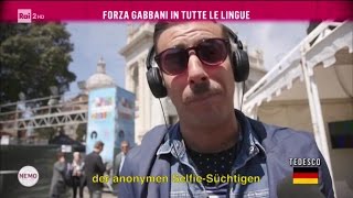 Forza Gabbani in tutte le lingue  Nemo  Nessuno Escluso 04052017 [upl. by Alah]