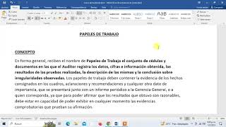 Papeles de Trabajo o Cedulas y sus Caracteristicas en Auditoria contabilidade finance financialfr [upl. by Waldo]