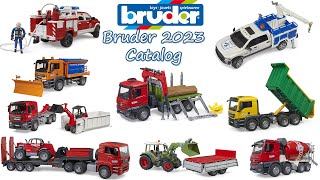 Bruder 2023 Catalog New Product List [upl. by Yssim245]