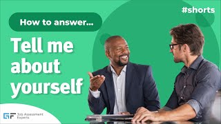 Tell Me About Yourself  How to Answer this Competency Interview Question shorts [upl. by Nirrak781]