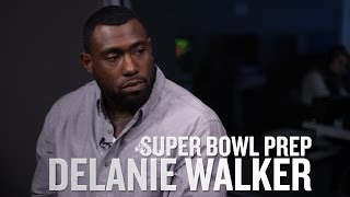 Delanie Walker on Super Bowl preparation and Jim Harbaugh [upl. by Eadrahc]