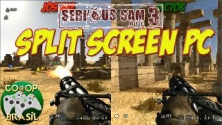 Serious Sam 3 BFE  Survival CoOp Split Screen PC  PTBR [upl. by Orten]