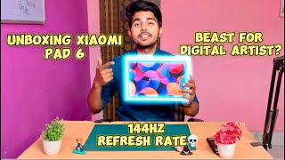 Unboxing Xiaomi Pad 6  Honest Artist Review  Tarun Verma Arts [upl. by Nevaeh]