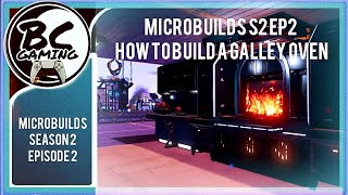 MicroBuilds  Base Decor Ideas For No Mans Sky  S2EP2  How To Build A Galley Oven [upl. by Anam]