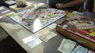 COVID 19 MONOPOLY AT HOME REALITY playthough [upl. by Nwadahs]