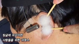 ASMR Real Series 팅글에 무감각한 사람들을 위한 귀청소 Ear cleaning for people who are insensitive to tingle [upl. by Essa]