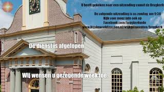 Middagdienst 17 september  Brugkerk  Ds GC Bergshoeff Wijkpredikant [upl. by Adnahsar110]