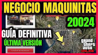 🔥GUÍA  GANA MILLONES MUCHO DINERO FACIL solo y sin ayuda GTA 5 ONLINE 20024 Negocio MAQUINITAS [upl. by Ardnoek]