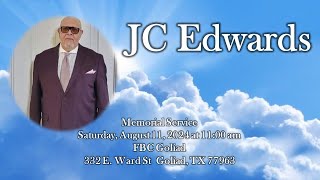 Memorial Service for JC Edwards [upl. by Eihctir]