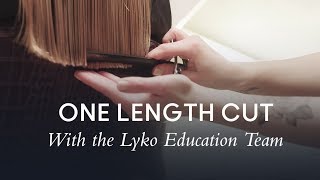 Lyko Foundation Techniques  One Length Cut [upl. by Cristiona]