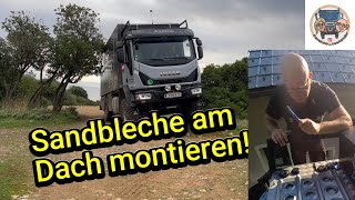 Sandbleche montieren 22 nach Bad Kissingen ist vor Bad Kissingen Expeditionsmobil Wohnmobil iveco [upl. by Arst666]