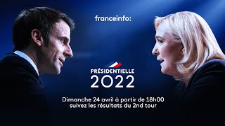 Venez revivre la soirée du second tour de lélection présidentielle sur franceinfo [upl. by Douville]