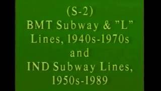 IND amp BMT SUBWAYamp EL lines in NYC 1940s 80s movie footage [upl. by Benji]