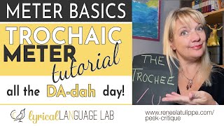 How to Write in Trochaic Meter Tutorial  Poetic Meter amp Rhyme Basics [upl. by Nicolle]